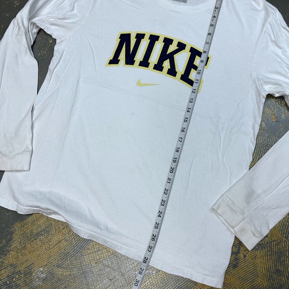 Nike Grey Tag Large Long Sleeve Shirt Vintage - Picture 6 of 6